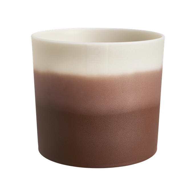 colour gradient round 16cm marrón cedro